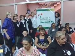 Palestra sobre o tema Sa�de da Mulher